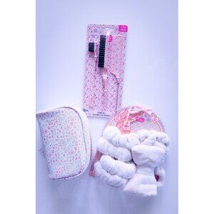 The Vintage Cosmetic Company Pink Floral Beauty Bundle Set